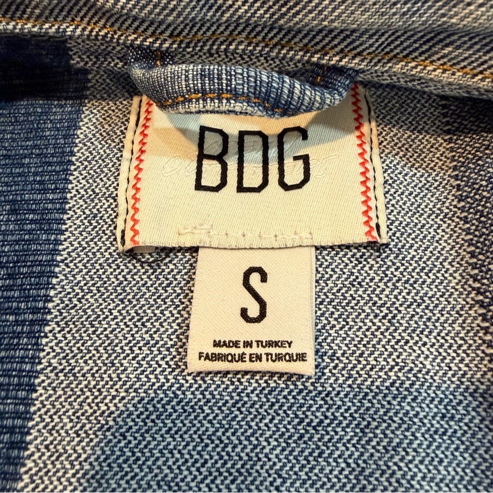 BDG Frankie Patchwork Denim Jacket Women’s Small Jean Jacket - Picture 10 of 13